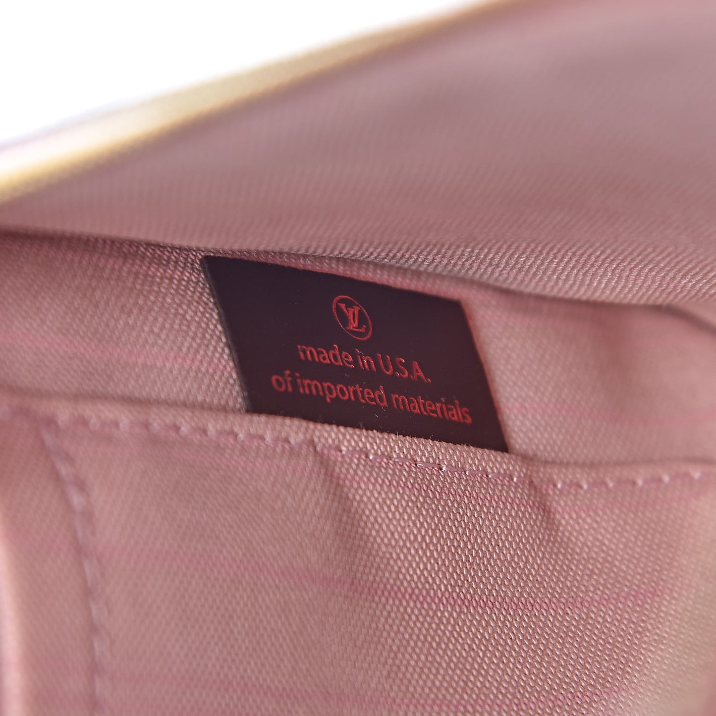 Damier Ebene Neverfull MM GM Pochette Rose Ballerine