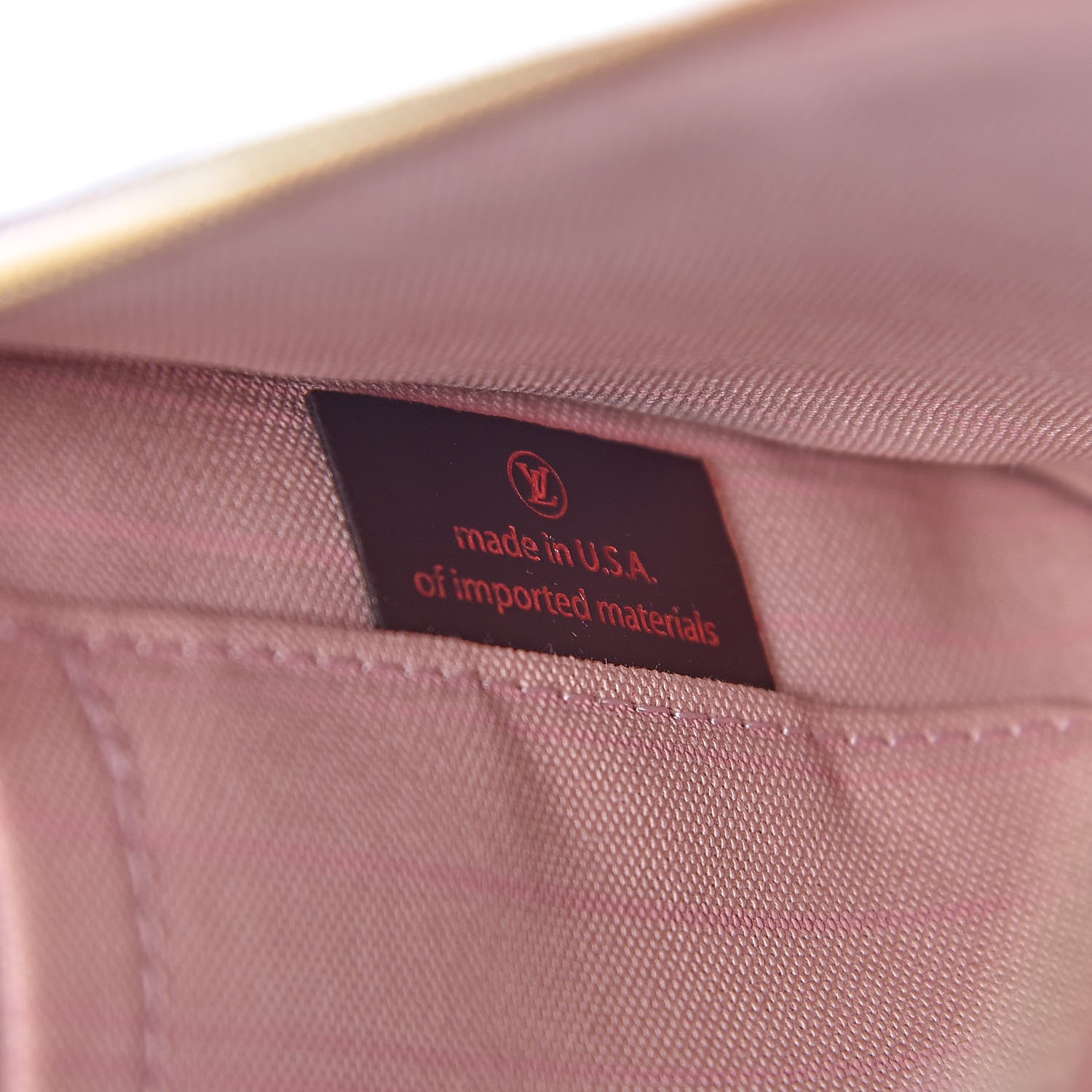 Louis Vuitton Damier Ebene Neverfull MM GM Pochette Rose Ballerine 7 of 8