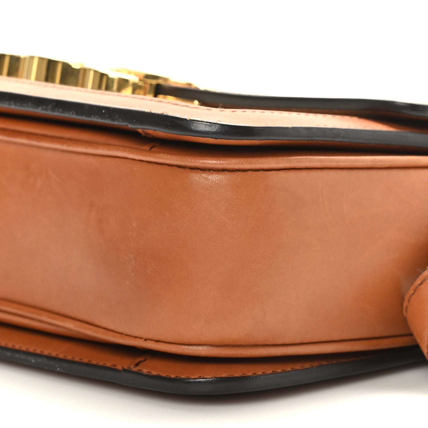Celine Textile Natural Calfskin Teen Triomphe White Tan 9 of 11