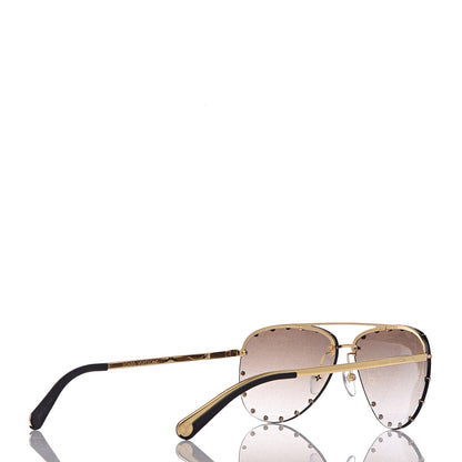 Louis Vuitton The Party Aviator Gradient Sunglasses Z0914U Brown 4 of 8