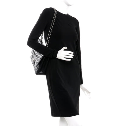Chanel Caviar Quilted Jumbo Single Flap Black 3 of 8