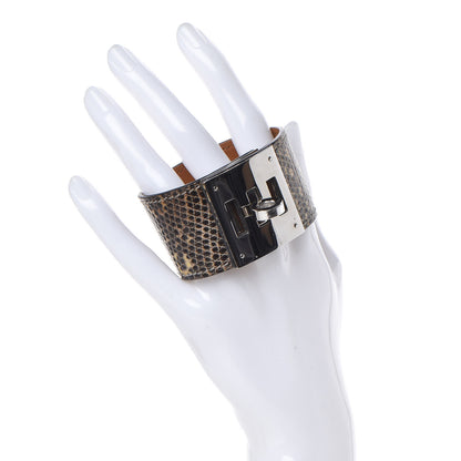 Hermes Lizard Kelly Dog Cuff Ombre 2 of 6