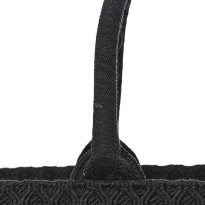 Christian Dior Mesh Embroidered Book Tote Black 11 of 11
