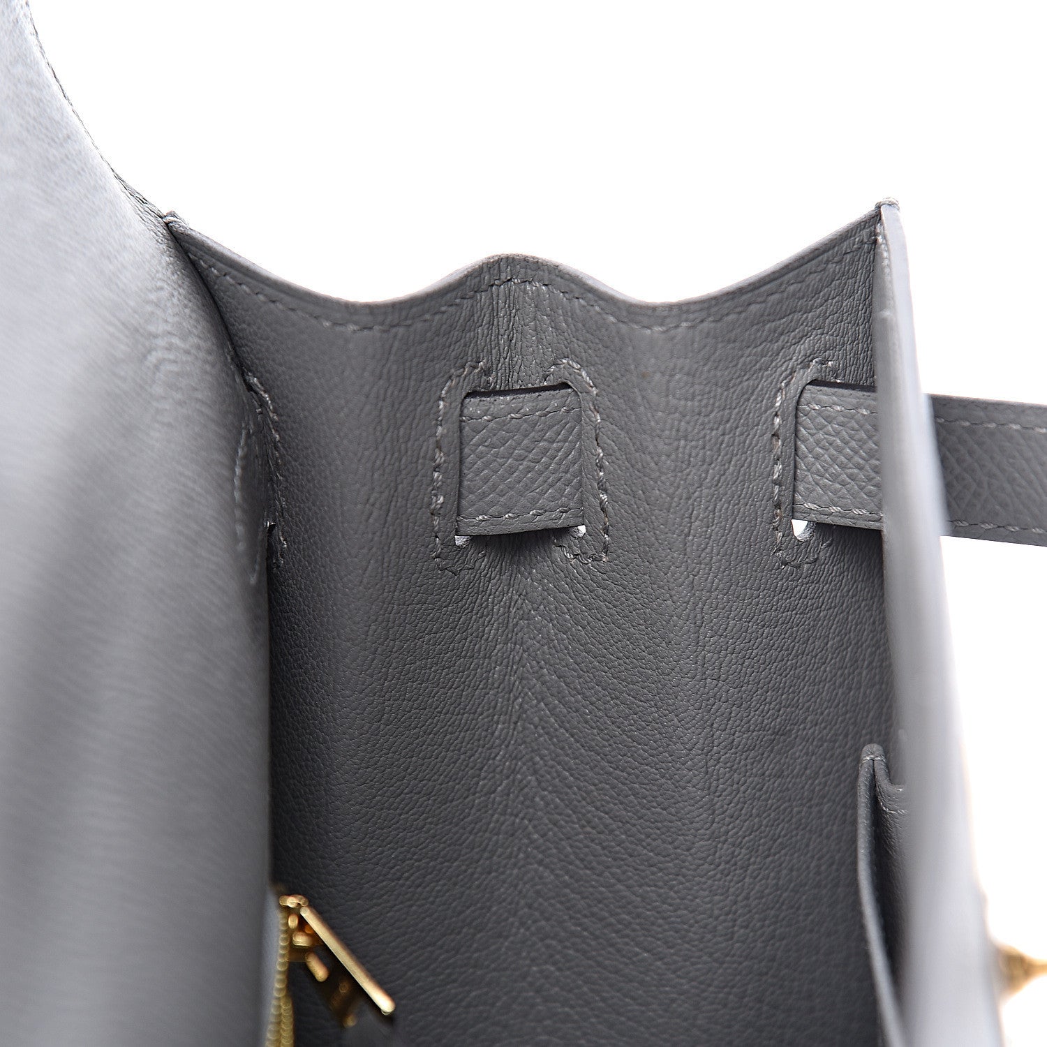 Hermes Epsom Kelly Sellier 28 Gris Mouette 13 of 39