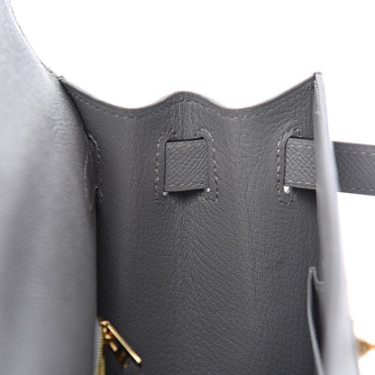 Hermes Epsom Kelly Sellier 28 Gris Mouette 13 of 39