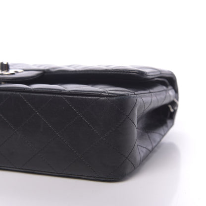 Chanel Lambskin Quilted Medium Double Flap Black 9 of 17