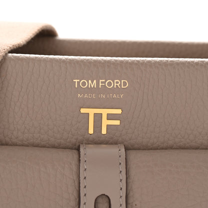 Tom Ford Calfskin T Twist Top Handle Bag Beige 12 of 16