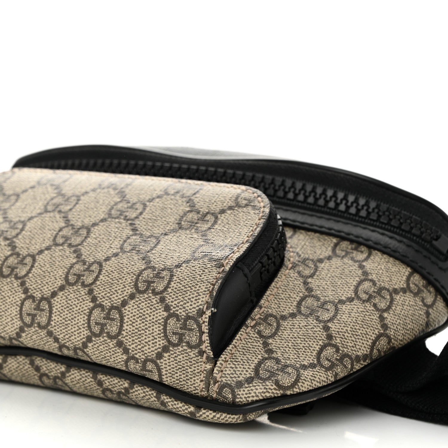 Gucci GG Supreme Monogram Belt Bag Black 10 of 10