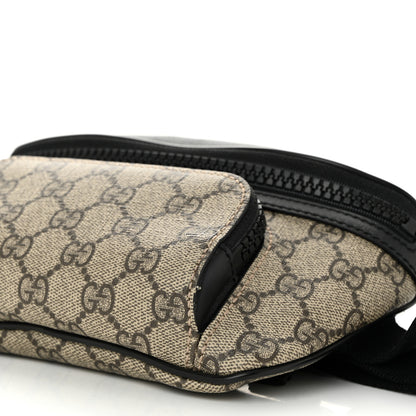 Gucci GG Supreme Monogram Belt Bag Black 10 of 10