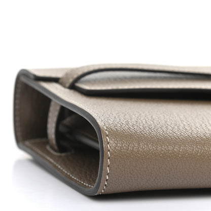 Hermes Chevre Mysore Kelly To Go Wallet Etoupe 7 of 10
