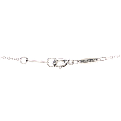 Tiffany Sterling Silver 16mm Elsa Peretti Open Heart Pendant Necklace 4 of 5
