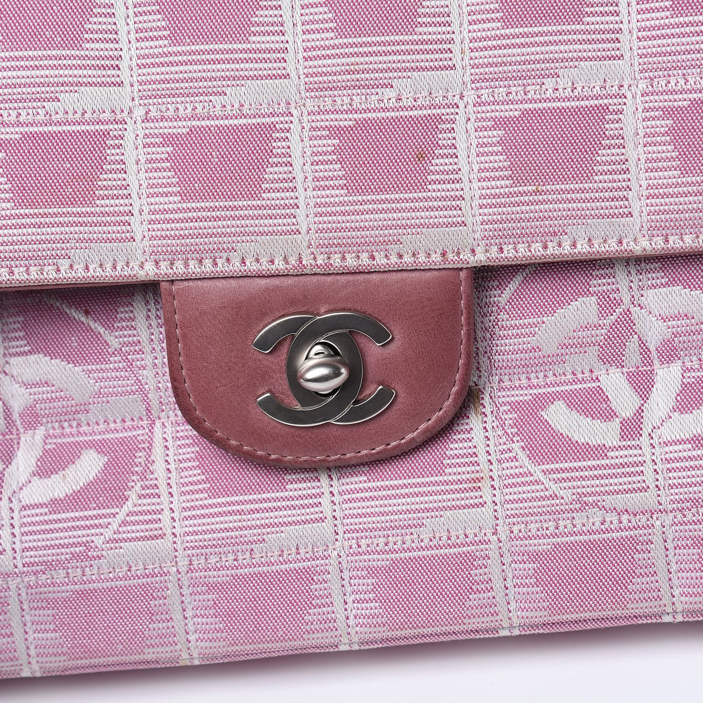 Nylon Travel East West Flap Pink