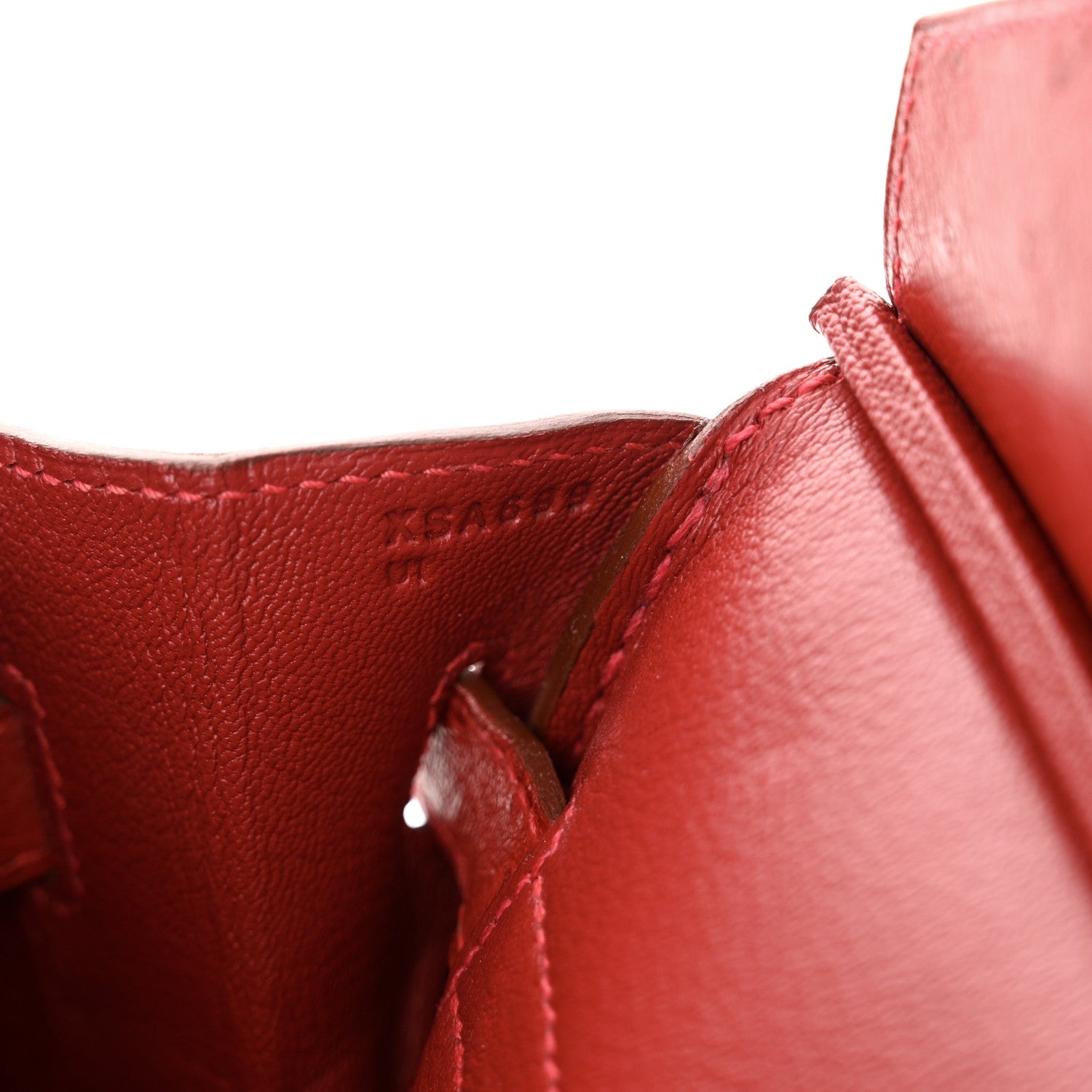 Hermes Ostrich Birkin 30 Rouge Vif 7 of 11