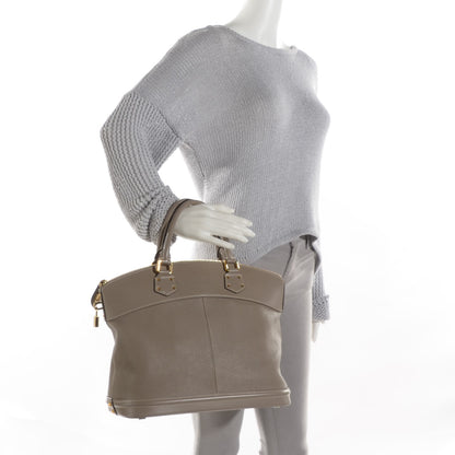 Louis Vuitton Suhali Lockit MM Greige 2 of 7
