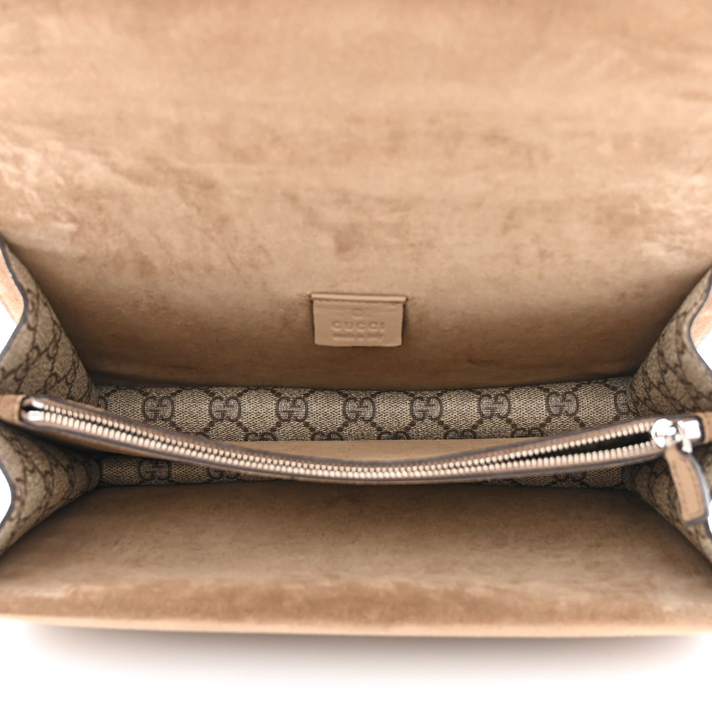 GG Supreme Monogram Small Dionysus Shoulder Bag Taupe