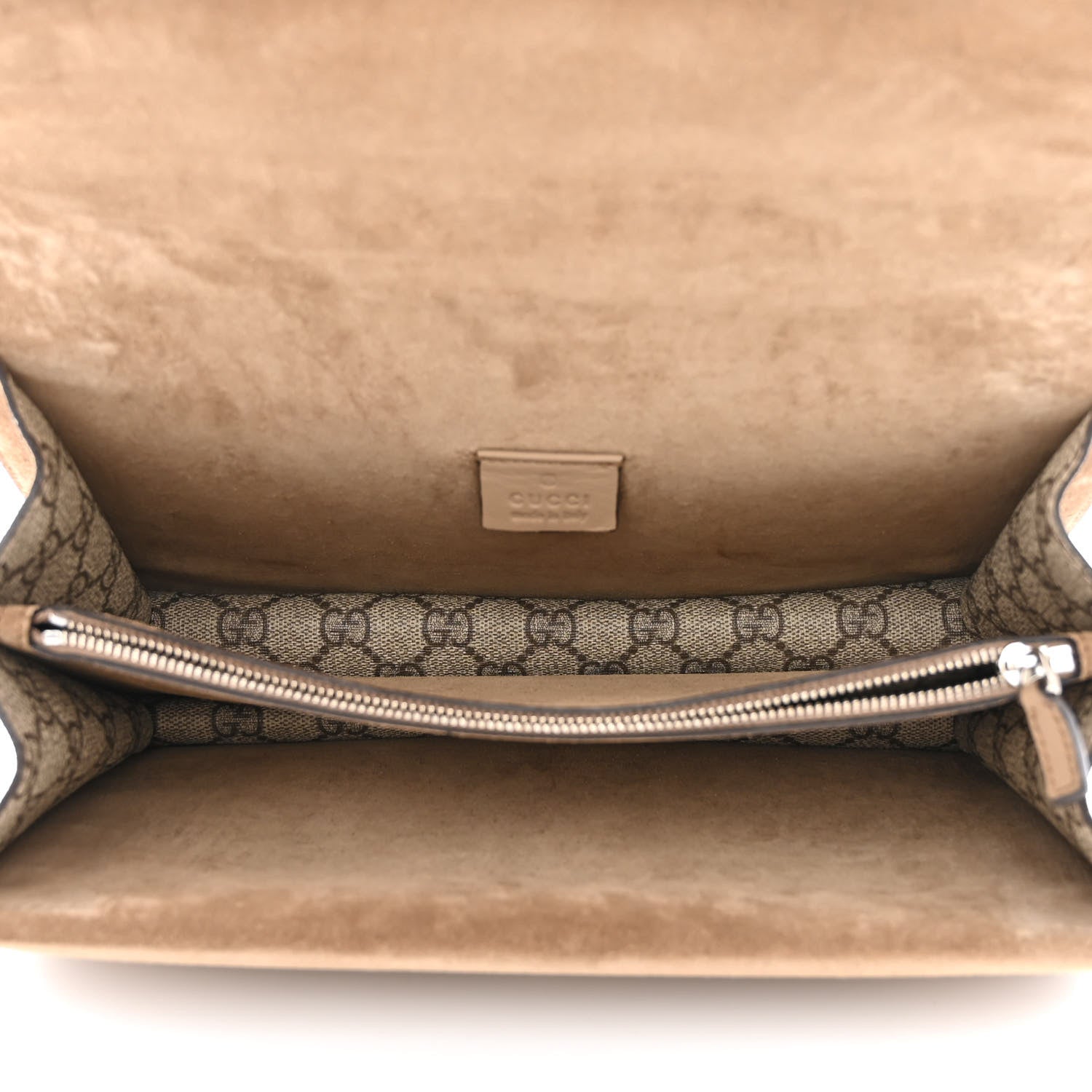 Gucci GG Supreme Monogram Small Dionysus Shoulder Bag Taupe 5 of 11