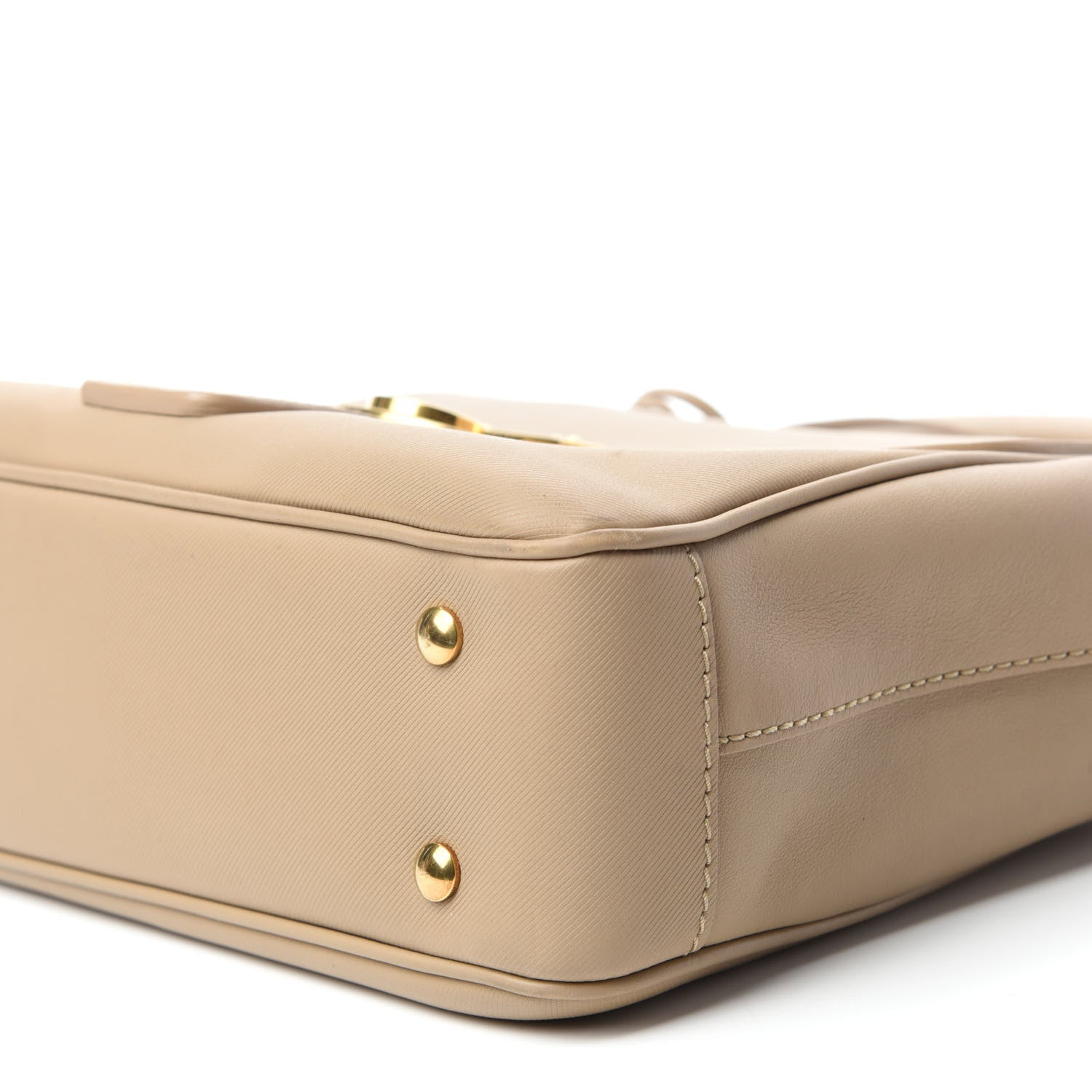 Burberry Trench Calfskin Medium DK88 Top Handle Bag Honey 7 of 12