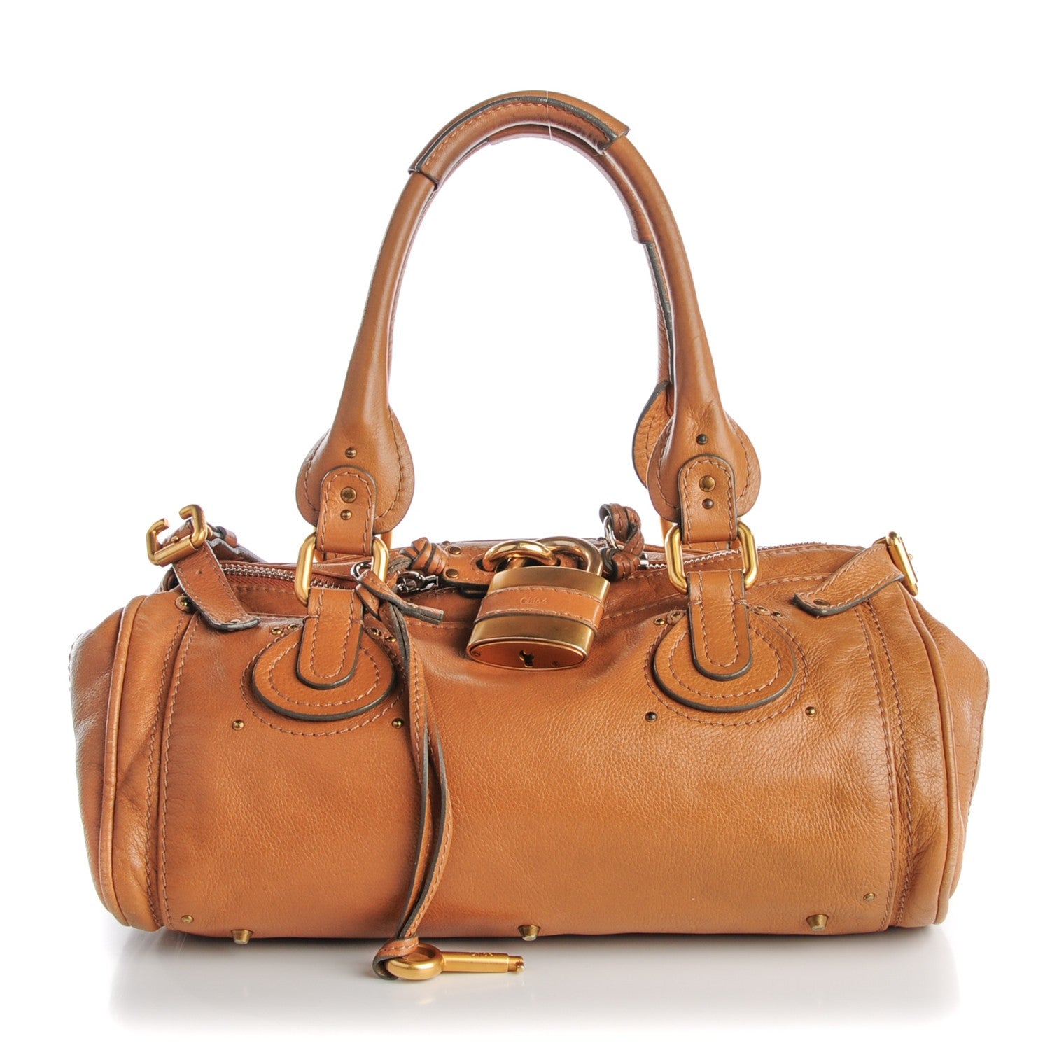 Chloe Calfskin Medium Paddington Satchel Nut 1 of 7