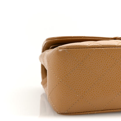 Chanel Caviar Quilted Small Double Flap Beige 9 of 13