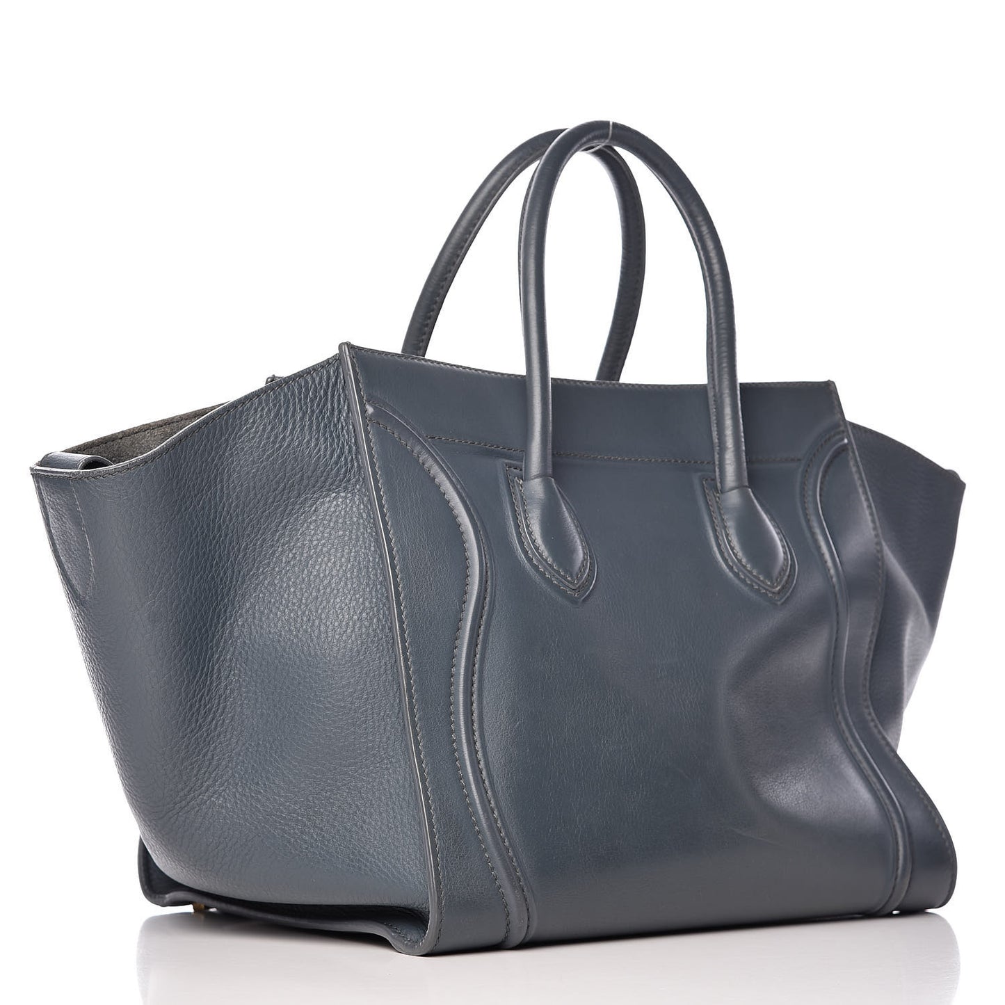 Supple Calfskin Medium Phantom Luggage Slate Blue