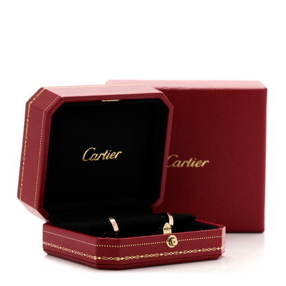 Cartier 18K Pink Gold Small LOVE Hoop Earrings 5 of 5