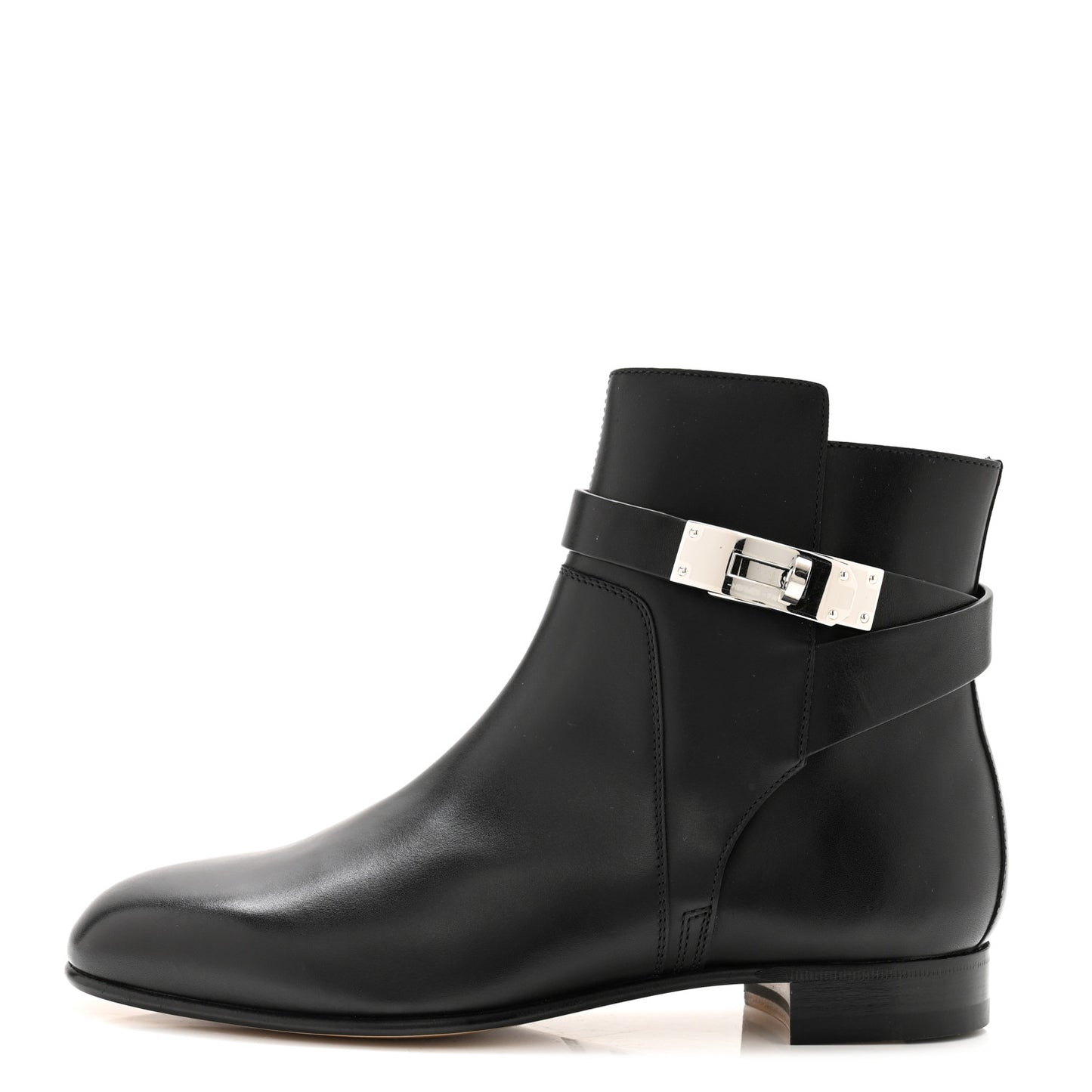 Calfskin Neo Ankle Boots 35.5 Black