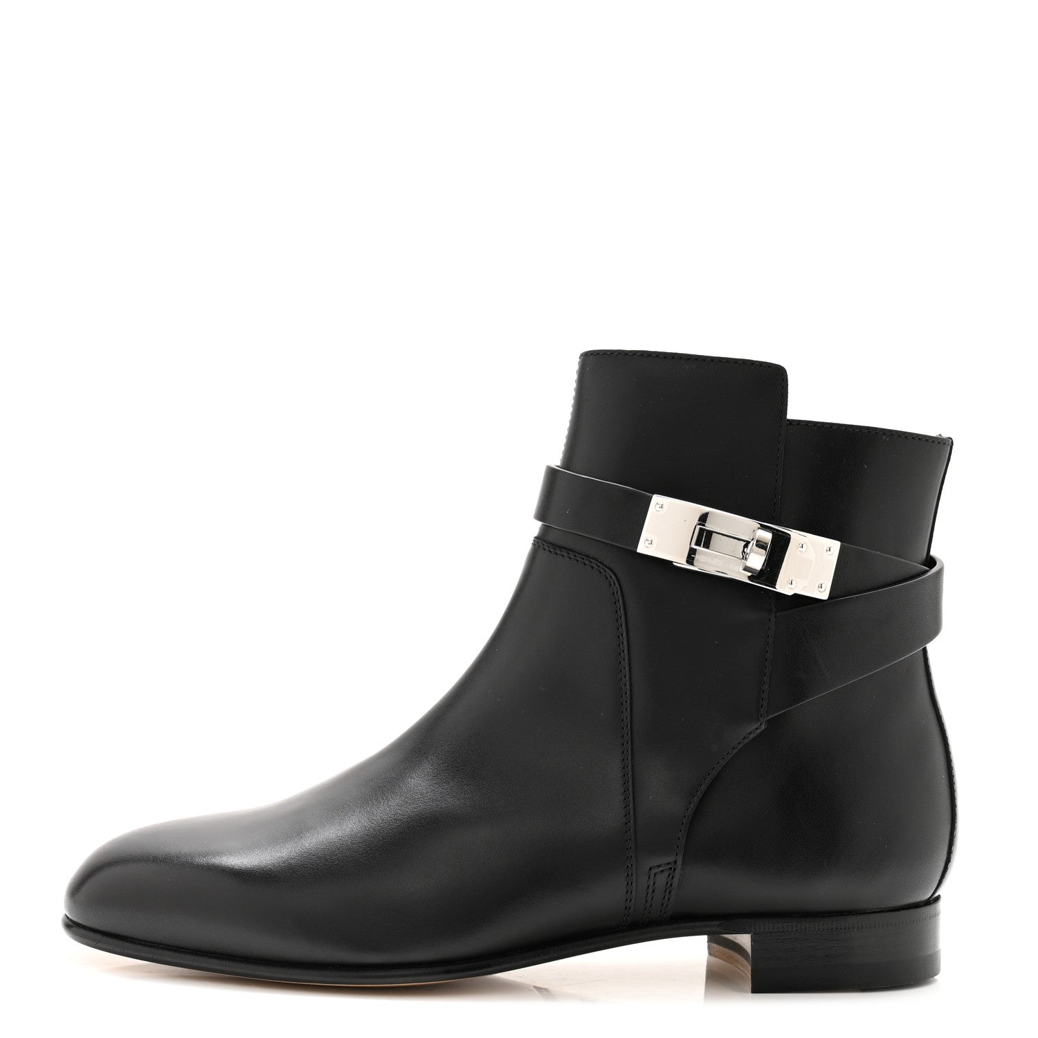 Hermes Calfskin Neo Ankle Boots 35.5 Black 1 of 10