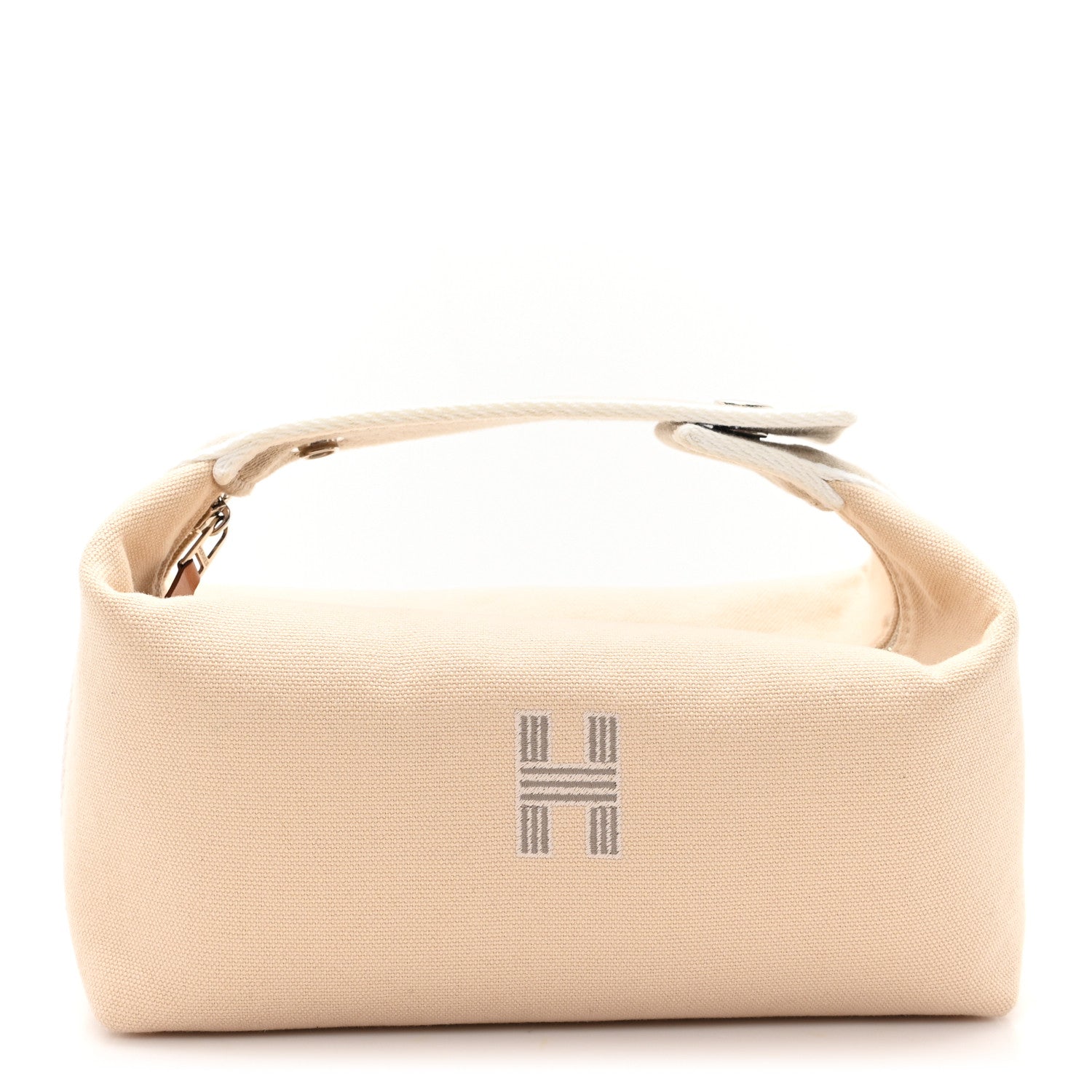 Hermes Canvas Small Bride-A-Brac Pouch Natural 1 of 6