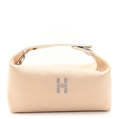 Hermes Canvas Small Bride-A-Brac Pouch Natural 1 of 6