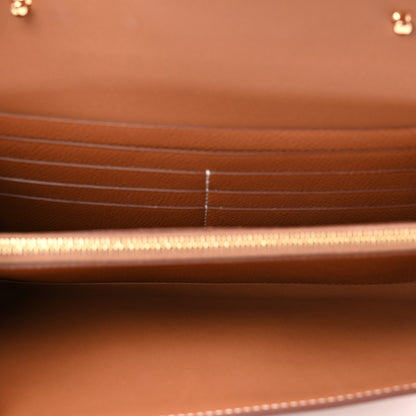 Hermes Epsom Constance Long Wallet To Go Gold 5 of 8