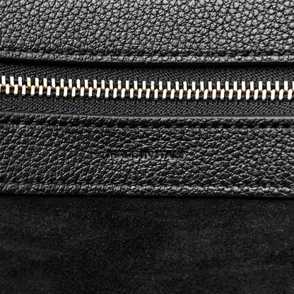 Celine Soft Grained Calfskin Small Belt Cabas Phantom Black 7 of 12