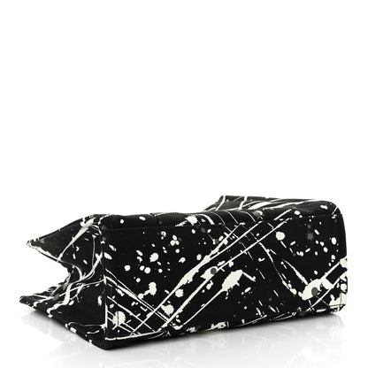 Marc Jacobs Canvas Splatter Medium The Tote Bag Black 4 of 15