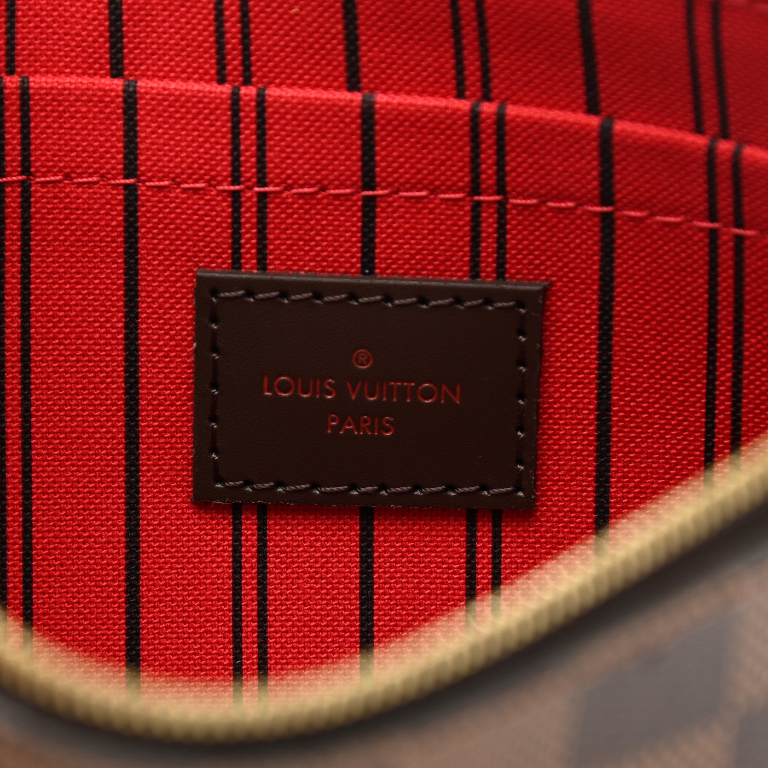 Louis Vuitton Damier Ebene Neverfull MM GM Pochette 6 of 7