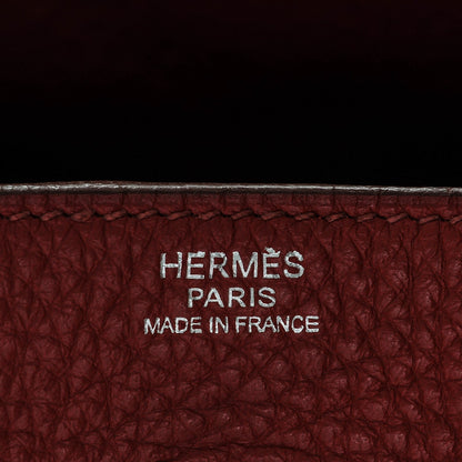 Hermes Taurillon Clemence Lindy 30 Rouge Garance 7 of 7