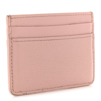 Gucci Calfskin Script Card Holder Light Pink 3 of 8