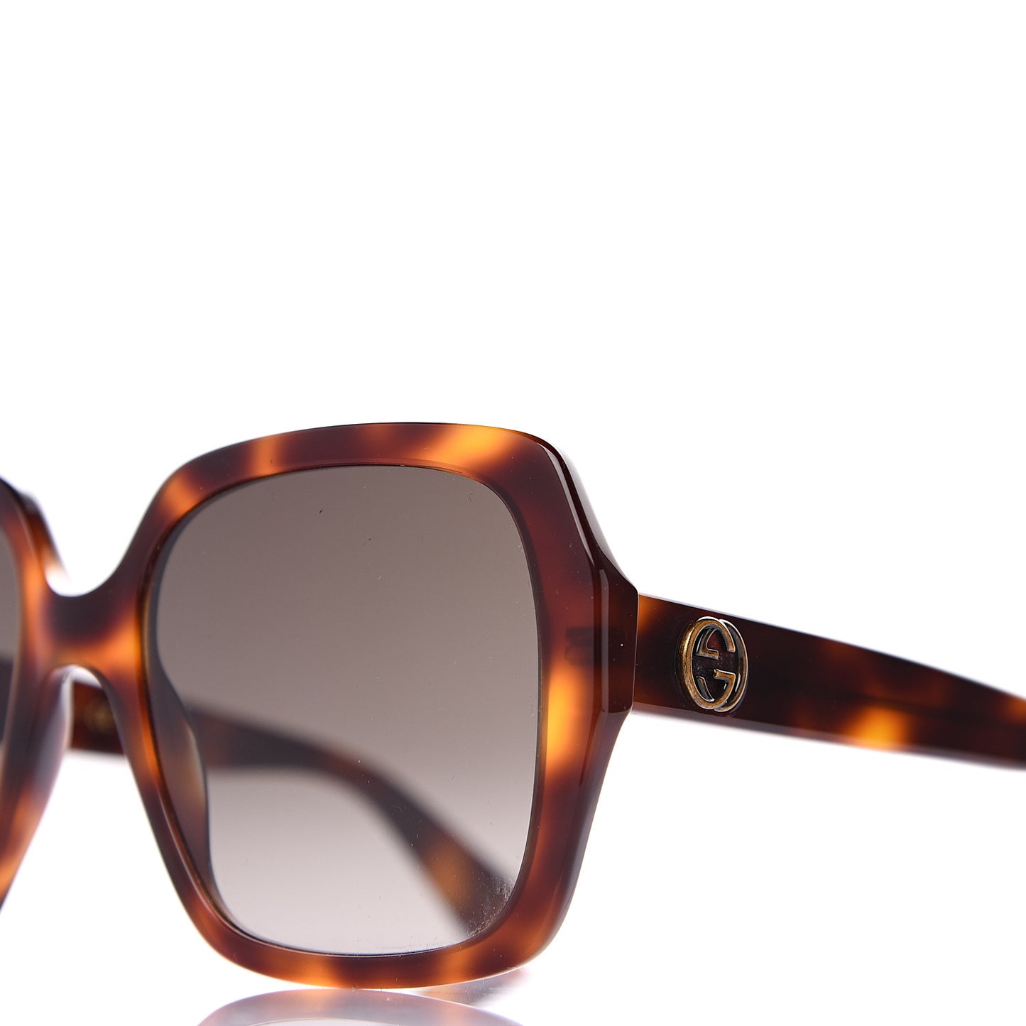Acetate Square Frame GG0096S Sunglasses Tortoise