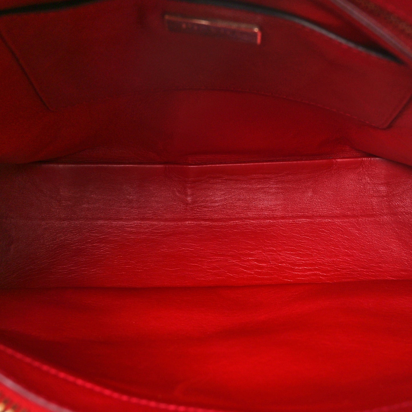 Saffiano Cuir Open Promenade Tote Fuoco