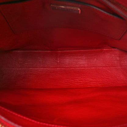 Prada Saffiano Cuir Open Promenade Tote Fuoco 5 of 9