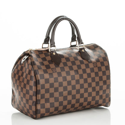 Louis Vuitton Damier Ebene Speedy 30 3 of 8