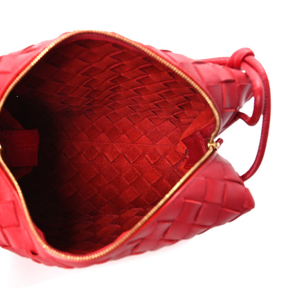 Bottega Veneta Nappa Intrecciato Small Loop Camera Bag Apple Candy 5 of 9