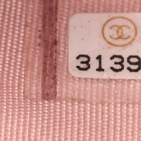 Chanel Calfskin Quilted About Pearls Card Holder Flap With Chain Light Pink 7 of 10