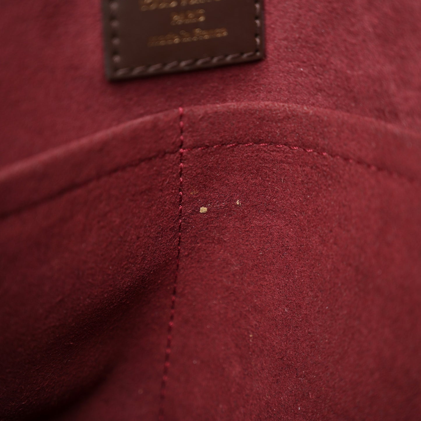 Damier Ebene Taurillon Jersey Bordeaux