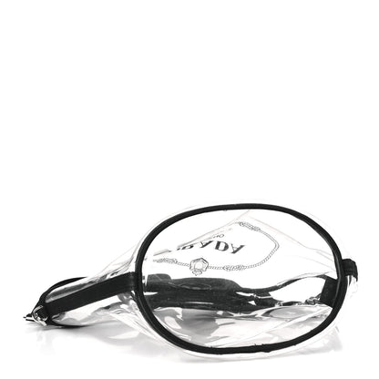 Prada Plexiglass Canapa Small Shopper Tote Black 5 of 9