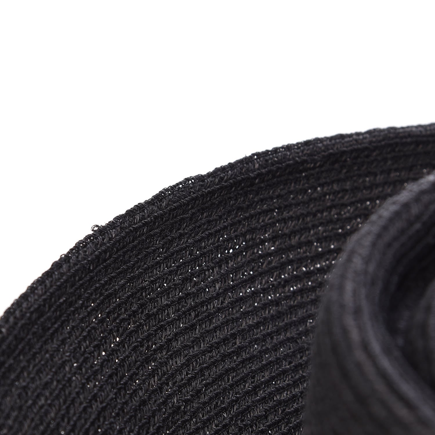 Christian Dior Hemp Beaded Logo Hat 57 Black 8 of 9