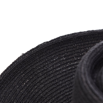 Christian Dior Hemp Beaded Logo Hat 57 Black 8 of 9