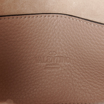 Valentino Garavani Pebbled Calfskin Medium Rockstud Flip Lock Crossbody Bag Poudre 7 of 10