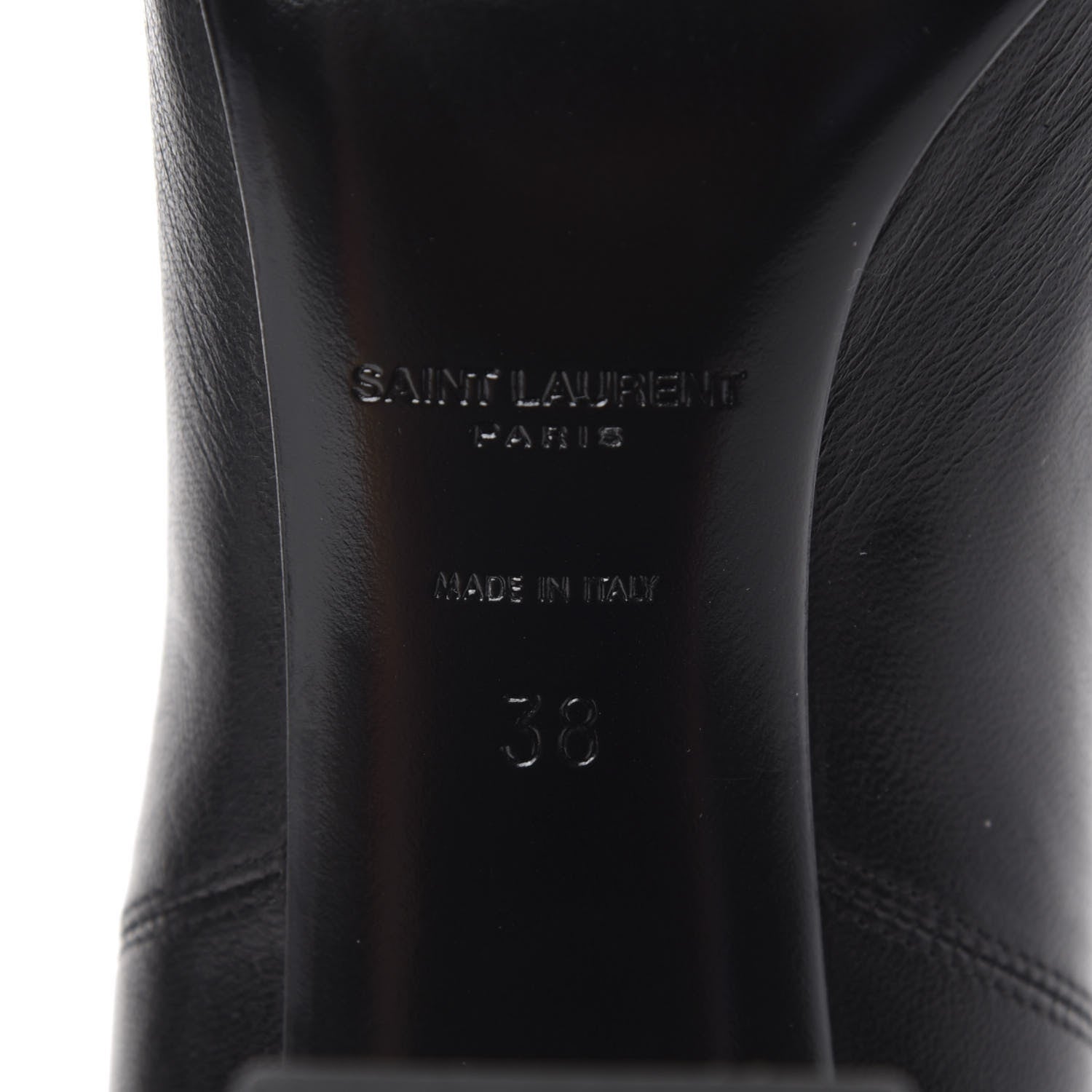 Saint Laurent Nappa Babies Chelsea 90 Ankle Boot 38 Black 9 of 10