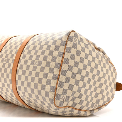 Louis Vuitton Damier Azur Keepall 50 9 of 9
