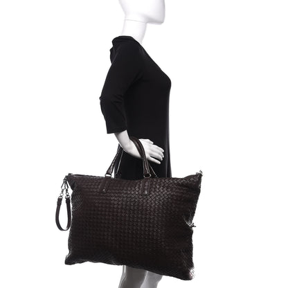 Bottega Veneta Nappa Intrecciato Maxi Convertible Tote Ebano 2 of 11