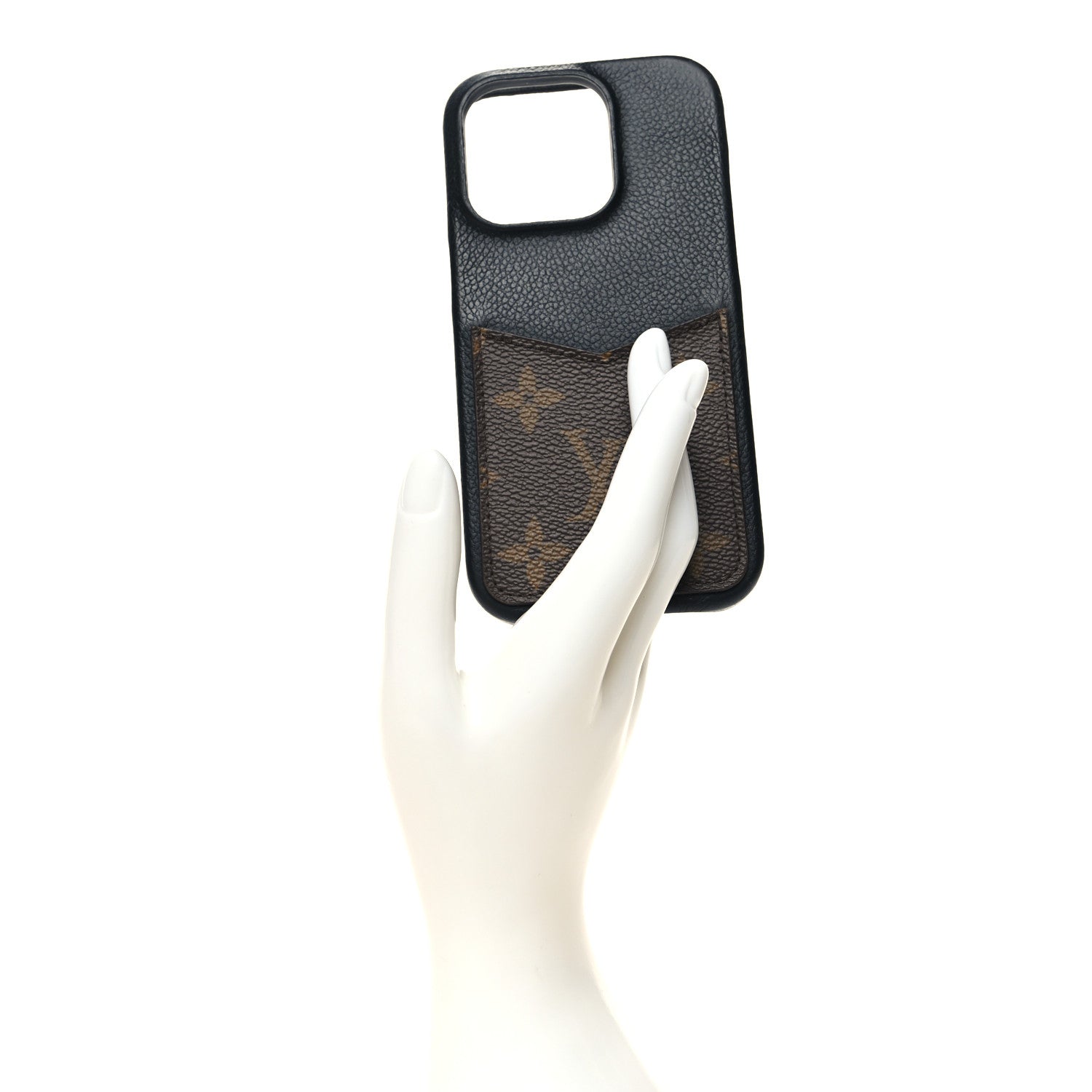 Louis Vuitton Monogram Pallas iPhone 15 Pro Bumper Black 2 of 11